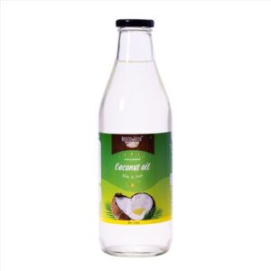 Cold Pressed Coconut oil Glass Bottle