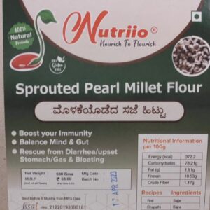 Sprouted Pearl Millet Flour_500 Gms