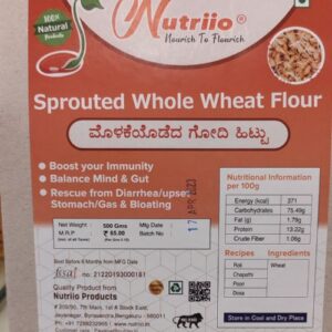 Sprouted Whole Wheat Flour_500 Gms