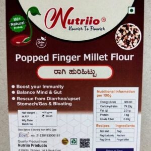 Popped Finger Millet flour_400 Gms